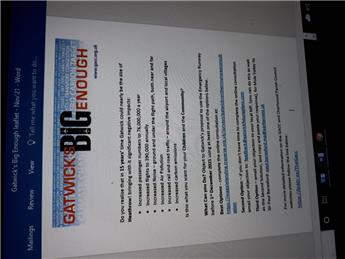 Speak up against Gatwick growth