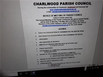  - Annual Parish Council Meeting